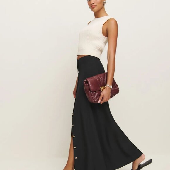 Reformation Andi Low Waist Maxi Skirt - Picture 4 of 6